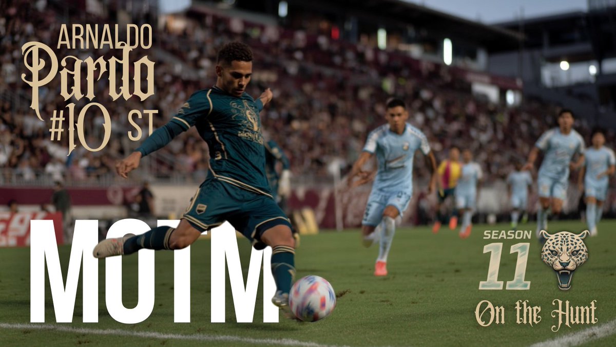 AtleticoMex's tweet photo. MAN OF THE MATCH 🏆

Arnaldo Pardo earns his second MOTM in two appearances. Clinical, composed, and influential from start to finish.  Arnaldo got the goal party started with 2 of his own, before assisting Narvaez later in the half!

#MOTM #OntheHunt #CDMX #Web3Gaming @playMFL #FootballManager #playMFL