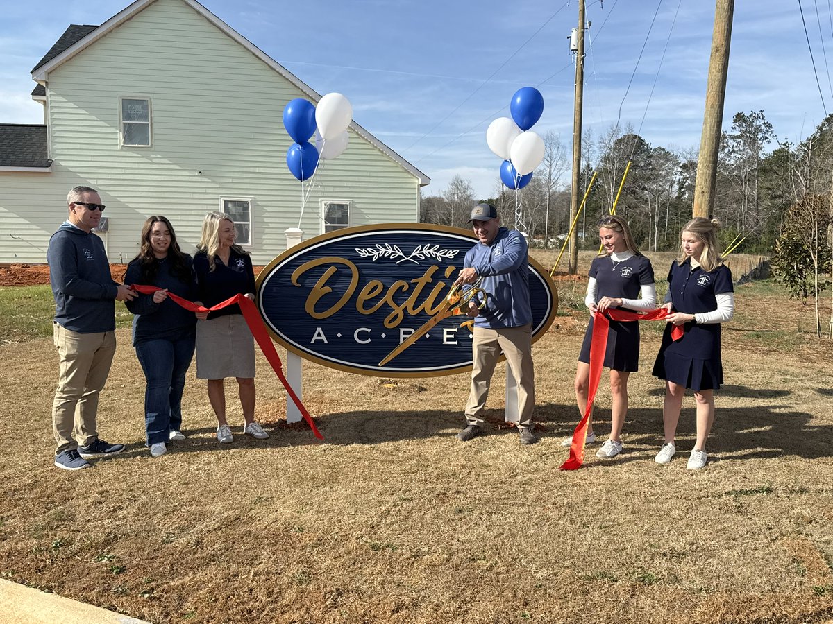 🏗️ Earlier this month, we celebrated a ribbon cutting with the Chamber at Destiny Acres, a new residential community by Josh Timms Builders.

Quality craftsmanship, thoughtful design, and a strong vision for community—proud to welcome Destiny Acres to Greenwood. 🏡