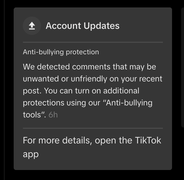 Tiktok cares about my mental health lol.

you can imagine the insults and bullying these alamajiri are dumping on my video. lol That is why i'm the necessary evil.