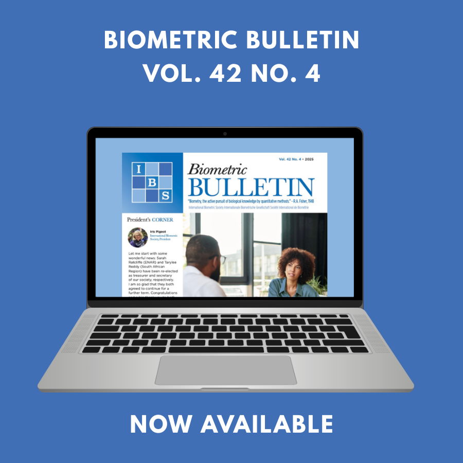 IBSstats's tweet photo. The new Biometric Bulletin is live! Explore IBC2026 updates, IBC Mentoring Program highlights, Women’s Corner insights, regional news &amp; more from the IBS community.

🔗 https://t.co/xFV7rocMkn https://t.co/0Bn64h6iFs