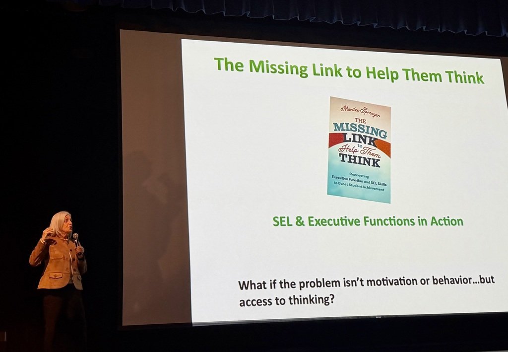 Limestone area schools welcomed author Merrilee Sprenger to share about social emotional learning and executive functioning skills. The schools are collectively participating in a  book study using Ms. Sprenger’s book, "The Missing Link to Help Them Think".