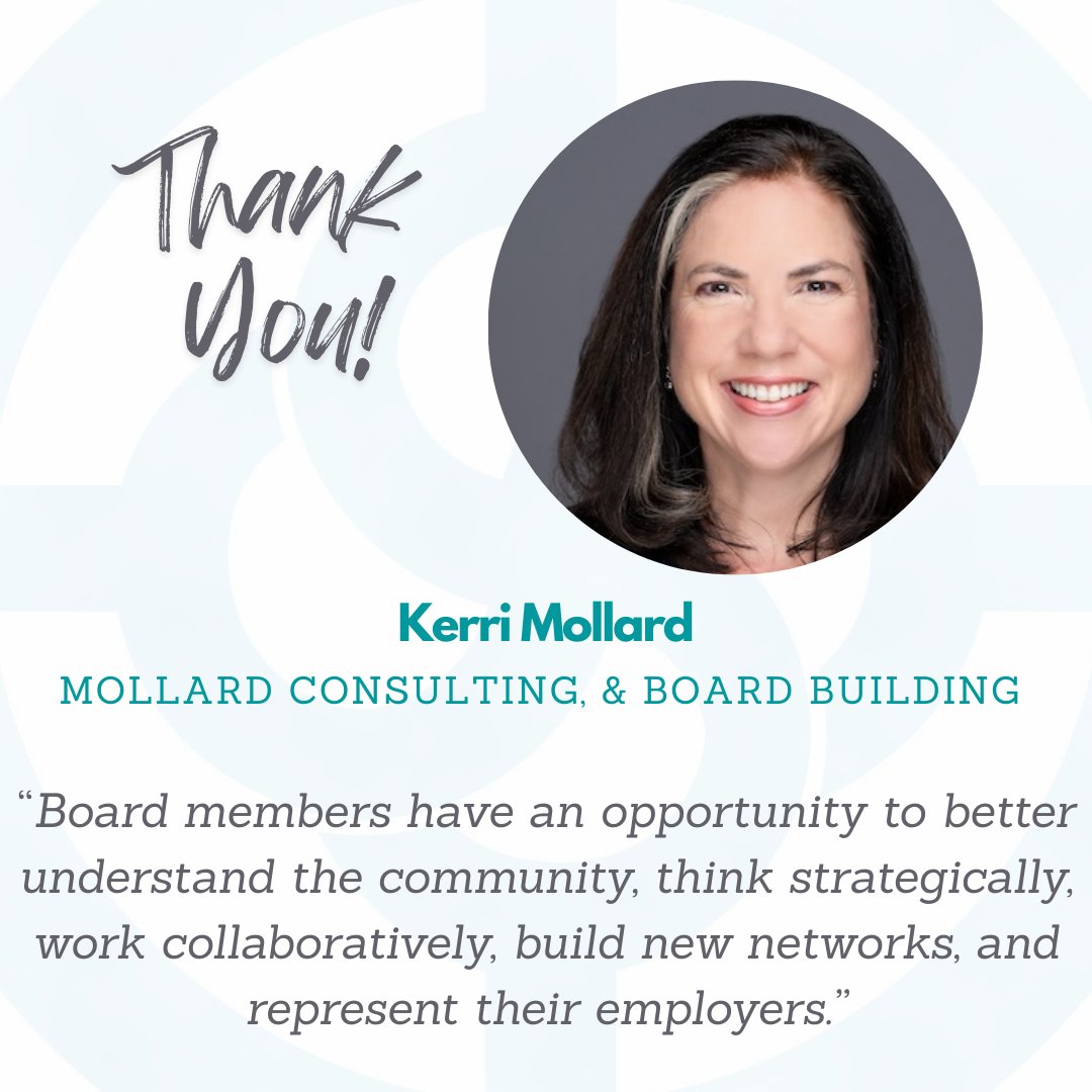 Thank you to NAWBO Member, Kerri Mollard,  Founder &amp; CEO, @Mollard Consulting, LLC  &amp; Board Building for speaking at NAWBO Boost-Nonprofit Board Service: Aligning Your Passion and Profession today! Learn more about Kerri and her companies at: zurl.co/H1YHo