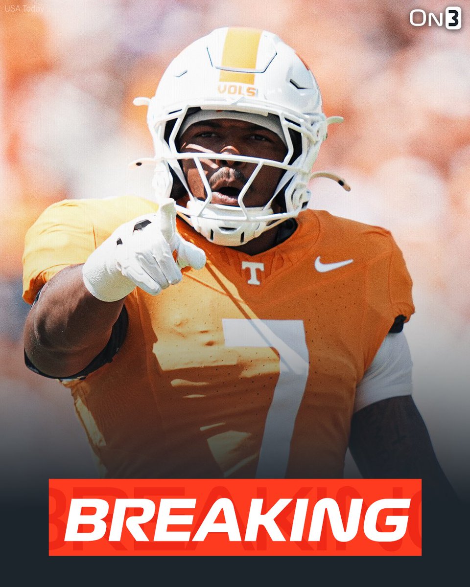 On3's tweet image. BREAKING: Tennessee LB Arion Carter plans to withdraw from the NFL Draft and enter the NCAA Transfer Portal, @SWiltfong_ reports. 

on3.com/transfer-porta…