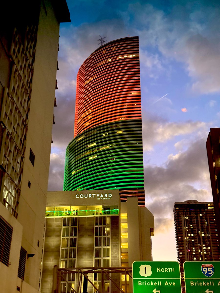 Orange and Green