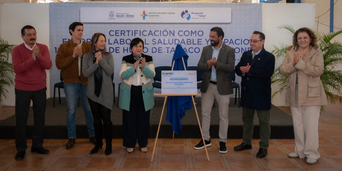 ✅ #Entérate Instituto de Artes y Oficios de Querétaro recibe certificación como entorno laboral saludable 

El titular del instituo, Fernando de Néstor Mendoza, hizo un llamado a continuar construyendo y manteniendo un entorno laboral saludable.

👉 socialestrespuntocero.mx/2026/01/16/ins…