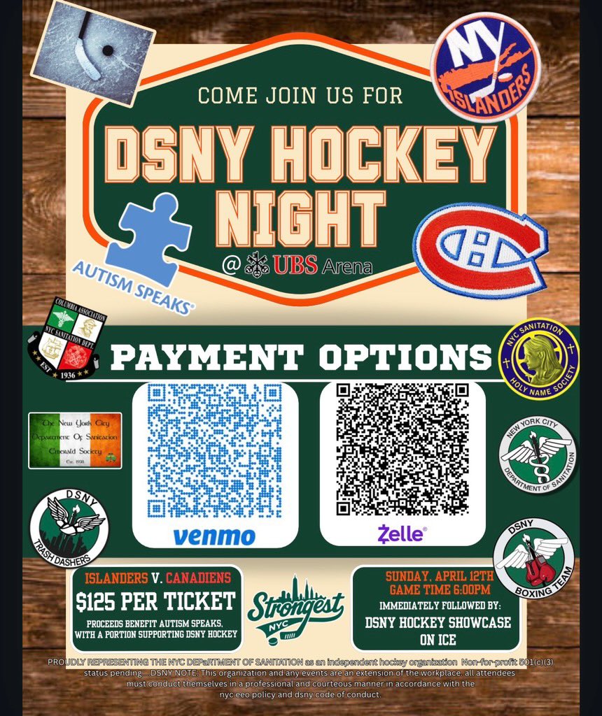 Come out &amp; Support DSNY Hocky