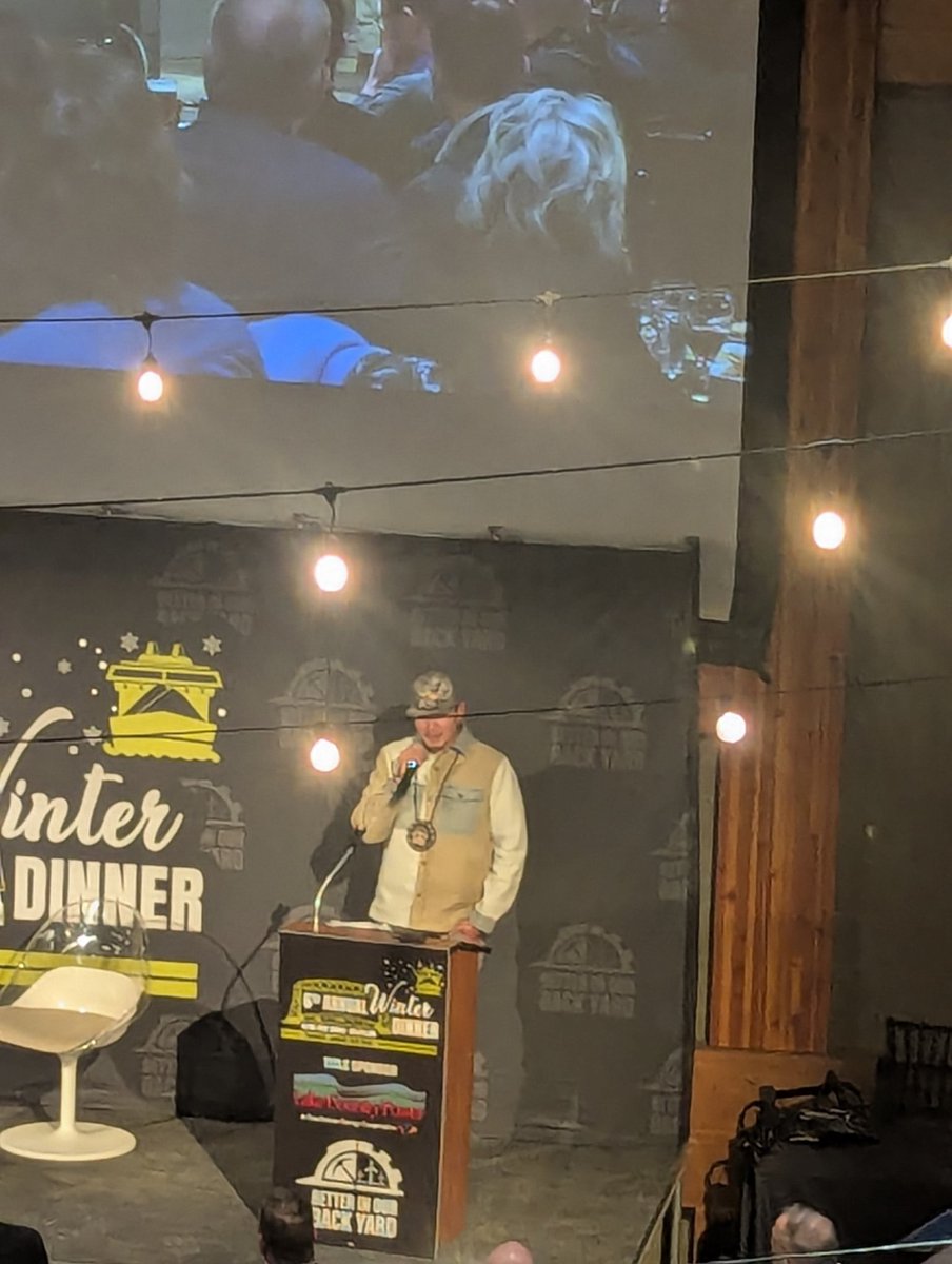 nativeVFE's tweet image. Last night Native Voices for Energy attended the 6th Annual Better in Our Backyard Winter Dinner. It was opportunity for good conversations about responsible industrial development in Minnesota and throughout the county.