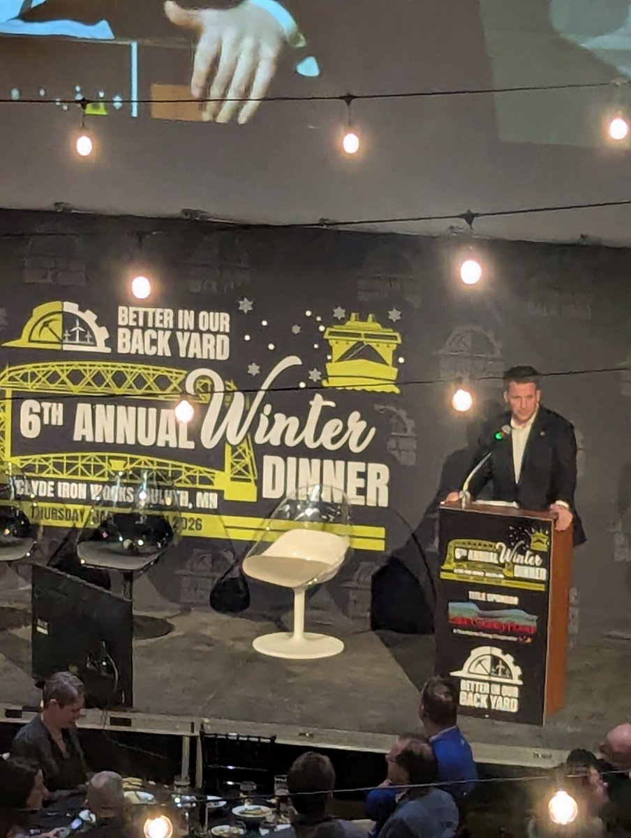 nativeVFE's tweet image. Last night Native Voices for Energy attended the 6th Annual Better in Our Backyard Winter Dinner. It was opportunity for good conversations about responsible industrial development in Minnesota and throughout the county.