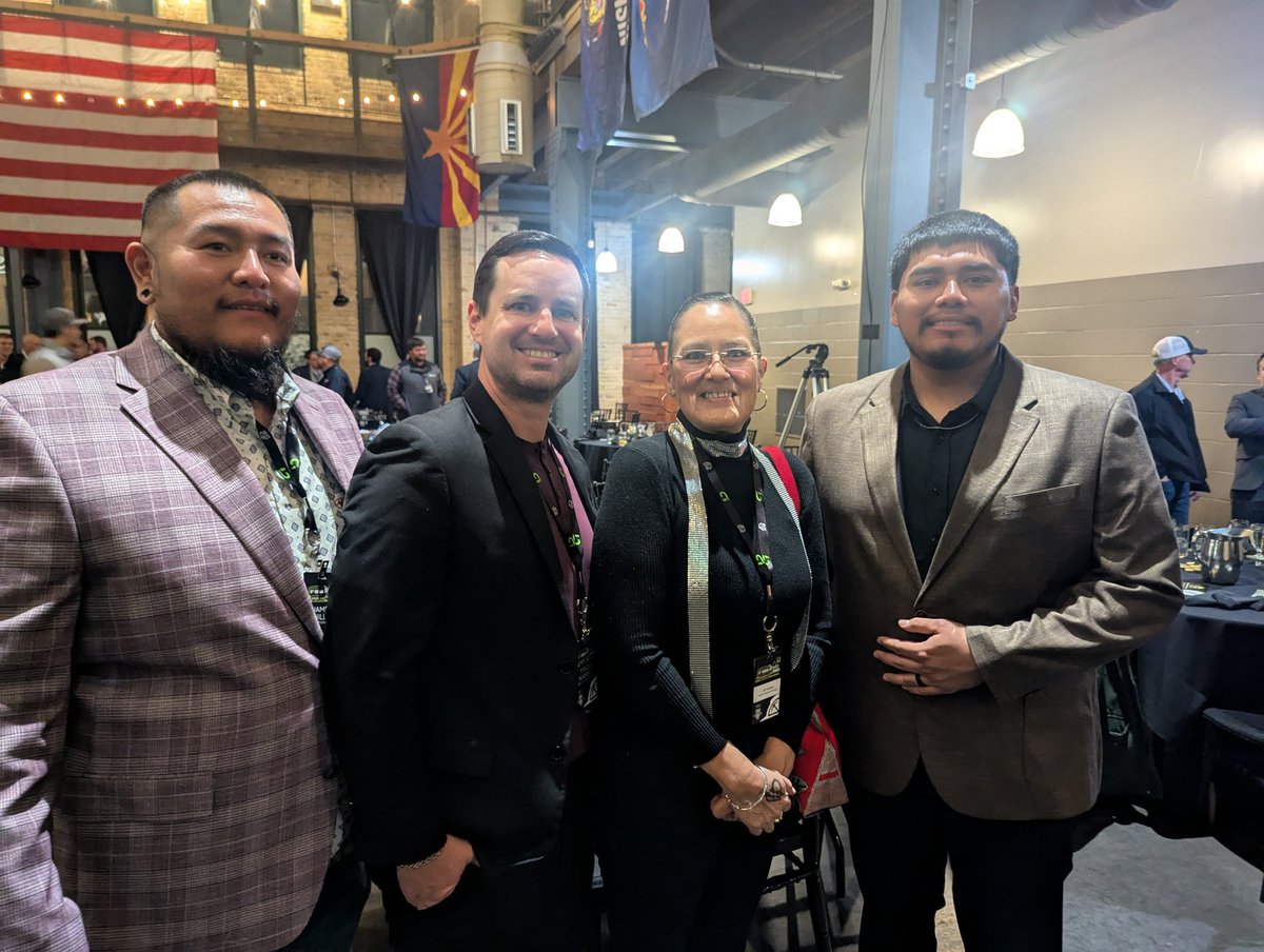 nativeVFE's tweet image. Last night Native Voices for Energy attended the 6th Annual Better in Our Backyard Winter Dinner. It was opportunity for good conversations about responsible industrial development in Minnesota and throughout the county.