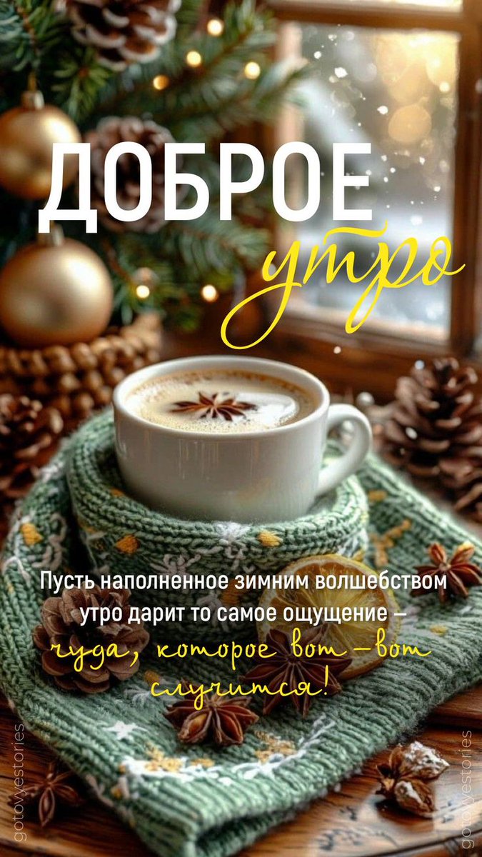 Доброе утро! Мороз и стужа пусть не охладят ваше сердце! Пусть в нём живёт любовь и греет душу нежность! Берегите себя и оставайтесь в комфорте! С - суббота, С - с мысли о том, что сегодня самый чудесный день, начинайте утро!
🥰💜🎄❄️🤗
#BTSARMY
