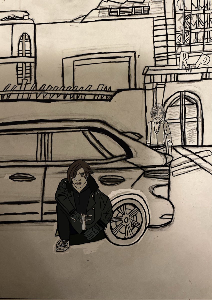 #leonskennedy #residentevil  #REBHFun   fanart for re Leon
#RE9 #ResidentEvilRequiem  and ada  looking out for leon in progress
