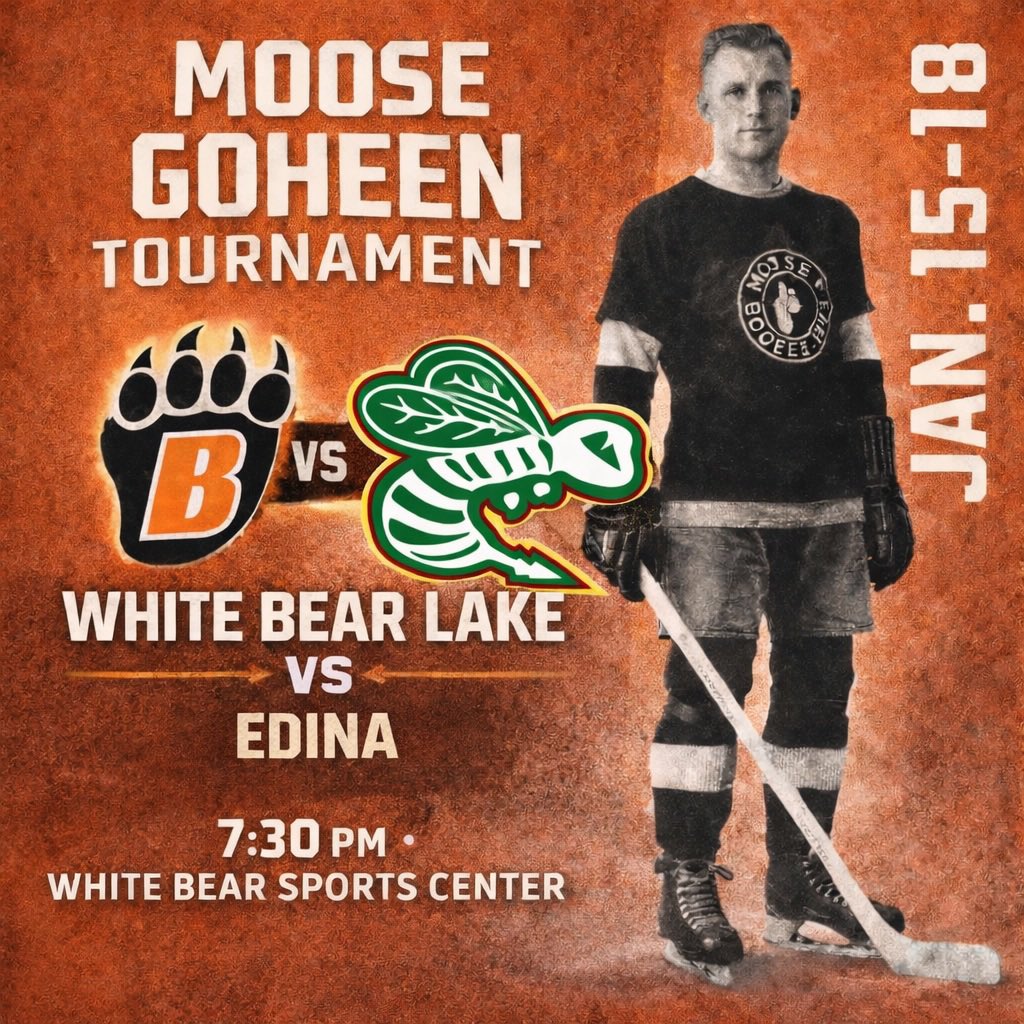 Game Day, LETS GOOOO !!! #GoBears #theresnoplacelikehome #poolplay
<a href="/YouthHockeyHub/">YHH</a> <a href="/WBLYouthHockey/">White Bear Lake Youth Hockey</a> <a href="/WBLHS_Hockey/">WHITE BEAR LAKE HOCKEY</a> <a href="/MNHockeyLife/">MNHockeyLife</a> <a href="/MYHockeyRanking/">MYHockey Rankings</a> <a href="/FollowThePuck/">FollowThePuck 👻</a> #EffortsFree #OneChain #Family 🐻‍❄️🐻‍❄️🐻‍❄️