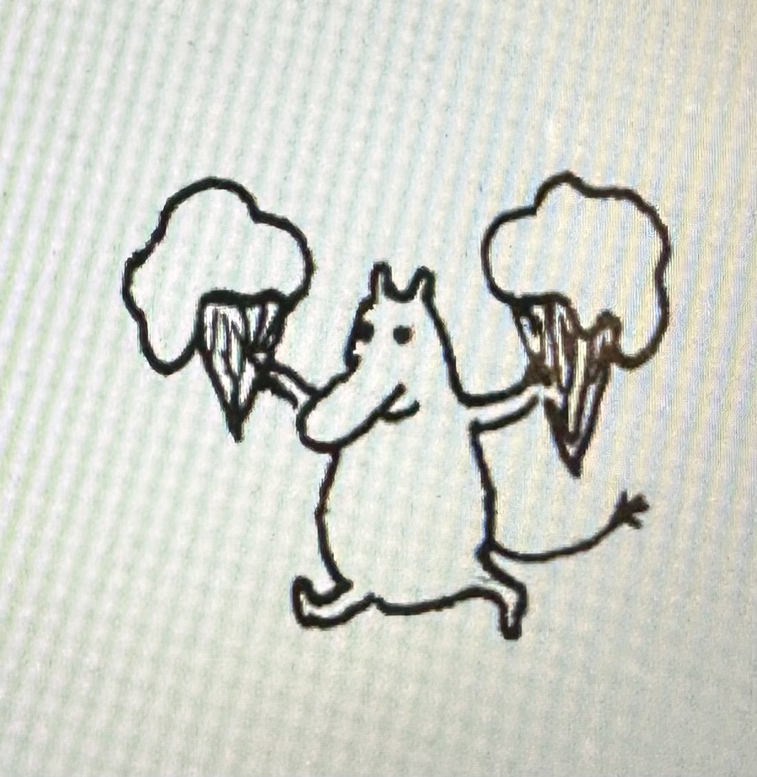 Terminatrix's tweet image. I’ve really been wanting another tattoo recently, and today I saw this lil Moomin drawing in the first Moomin book and I’m so very tempted because how cute!