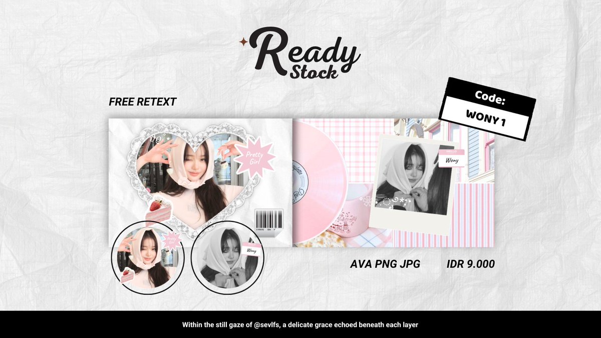 sevlfs's tweet image. pagiiii! any interaction would be appreciated! thank you🤍 

aku membawa layout ready stock wonyoung dan rei IVE yang siap dibawa pulang melalui dm/tele aku sekarang jugaa! price on pict and payment by QRIS yaa😙

#zonauang #zonajajan