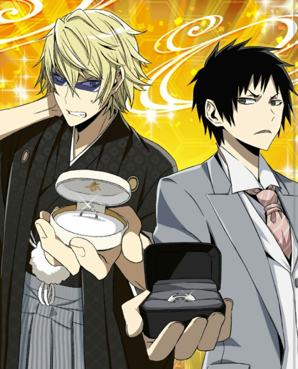 akaxTsubaki's tweet image. Just remembered shizaya got married (and divorced) like a decade ago. Here's hoping their second marriage turns out better this time 🥰💝