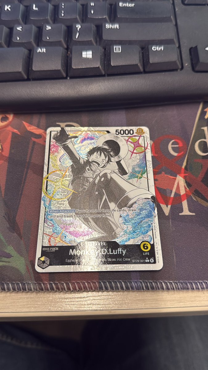 StreamermanTCG's tweet image. Welp bought two starter decks, it might be time to be a degenerate yellow player #OP14 #OPTCG #ST29