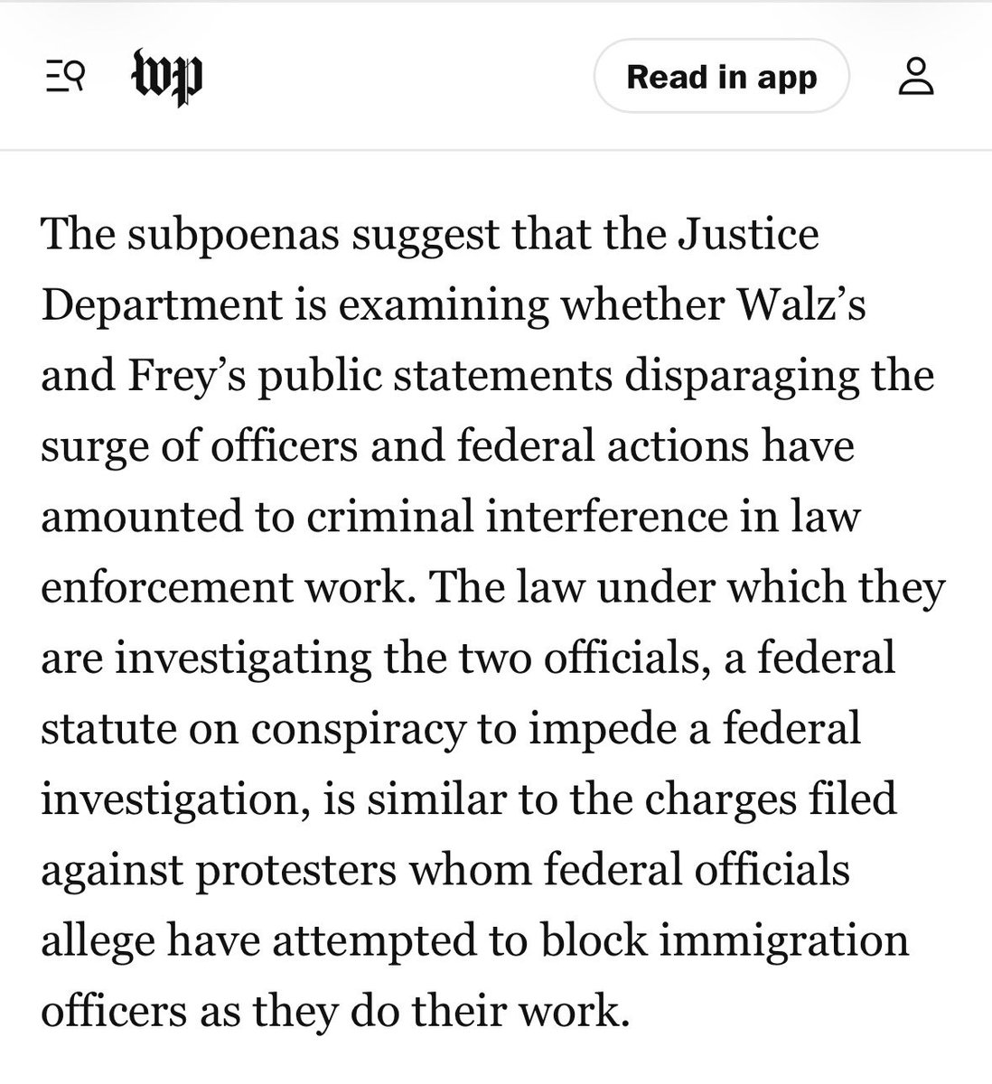 ReichlinMelnick's tweet image. Criminal investigations for nothing but speech; the administration’s contempt for the First Amendment could not be more clear.
