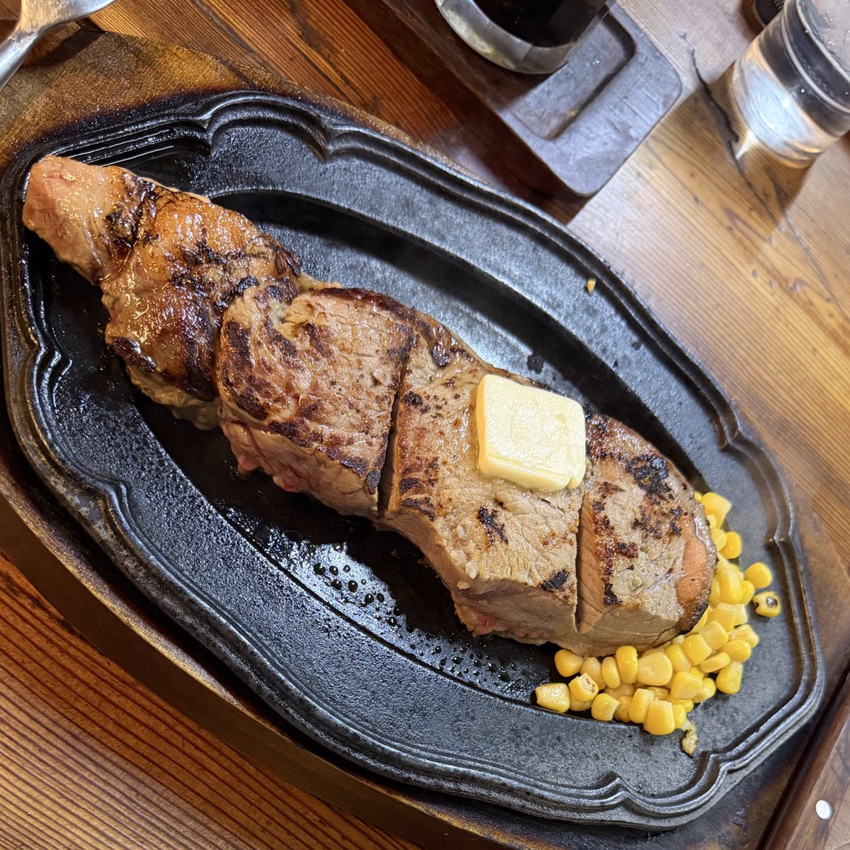 昨日は初ステーキハウスリベラ🥩 美味しかったしハマりそう😋