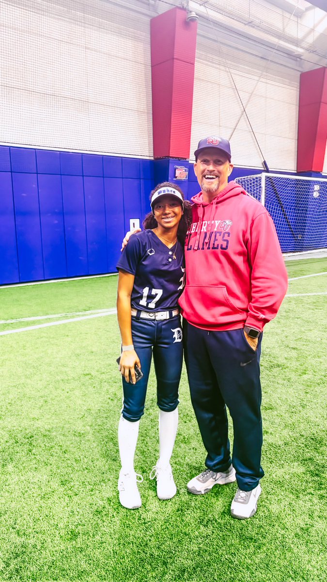 Grateful for an incredible camp experience at <a href="/LibertySB/">Liberty Softball</a>. Thank you to the softball coaching staff for the high energy, detailed instruction, &amp; the opportunity to compete &amp; grow. Every rep had a purpose &amp; pushed me to be better. Looking forward to coming back 🥎🔥