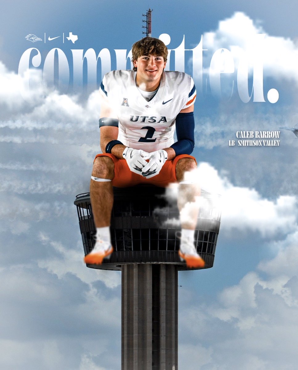 cdbarrowtx's tweet image. After a great visit, thoughts and prayers I have decided to commit to @UTSAFTBL. Thanks @colyngivens, @coachgscott1 and @CoachTraylor for believing in me and giving me this opportunity. 
#birdsup #210TriangleOfToughness 

@SV_RangerFB @JButler_210 @iam_alinedouard @PrepRedzoneTX…