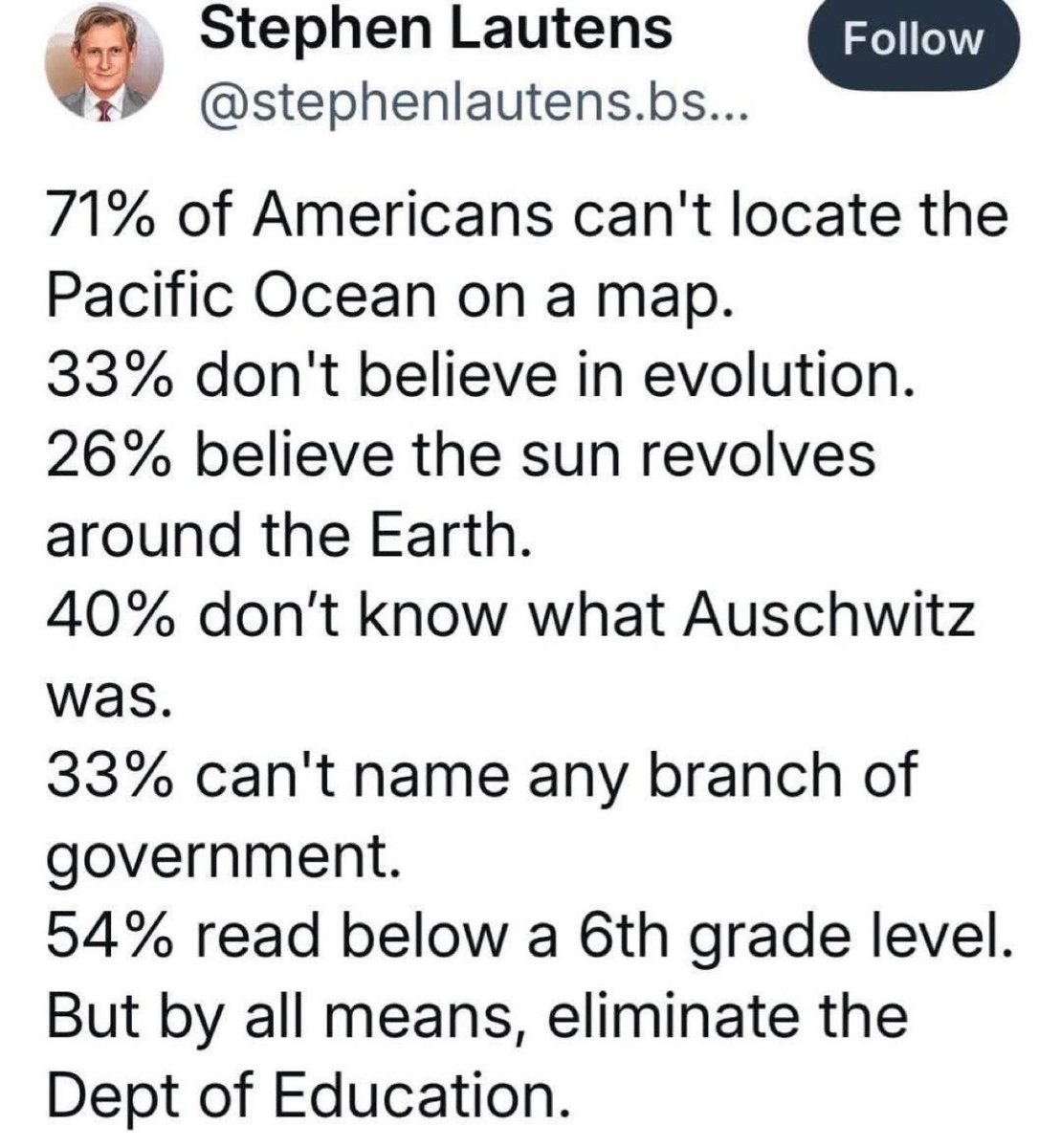 ross_baglin's tweet photo. This might be the greatest self-owning post of all time. https://t.co/K0L79A47rF