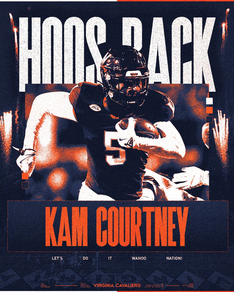 Hoos Back.

<a href="/KameronCourtne3/">Kameron Courtney</a> is staying home in Virginia‼️

#GoHoos 🔶⚔️🔷