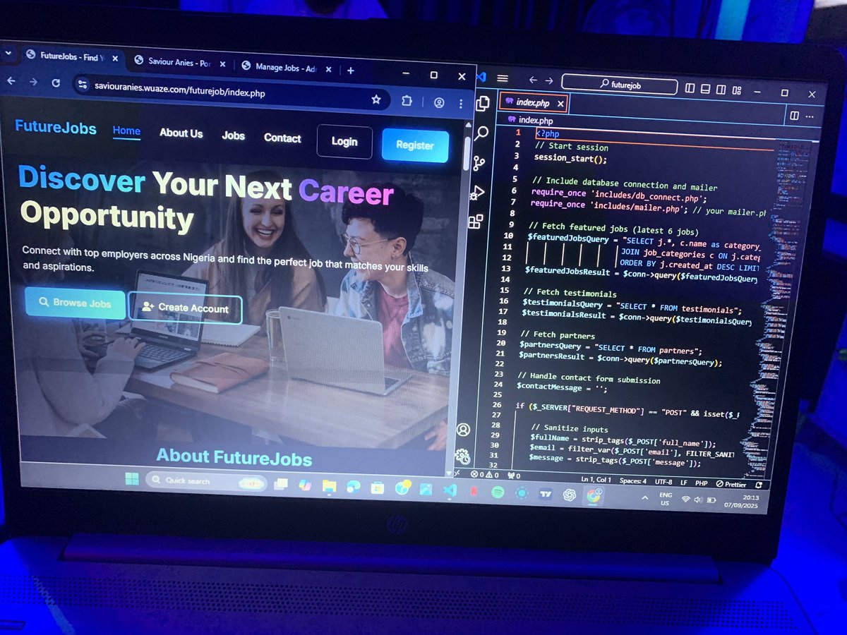 SaviourAnies's tweet photo. Hi, I’m Saviour Aniekan, a web developer focused on building clean, modern, and user centered websites that deliver real value. I’m open to connecting, collaborating, and growing together. https://t.co/UEprdr0Hfy
