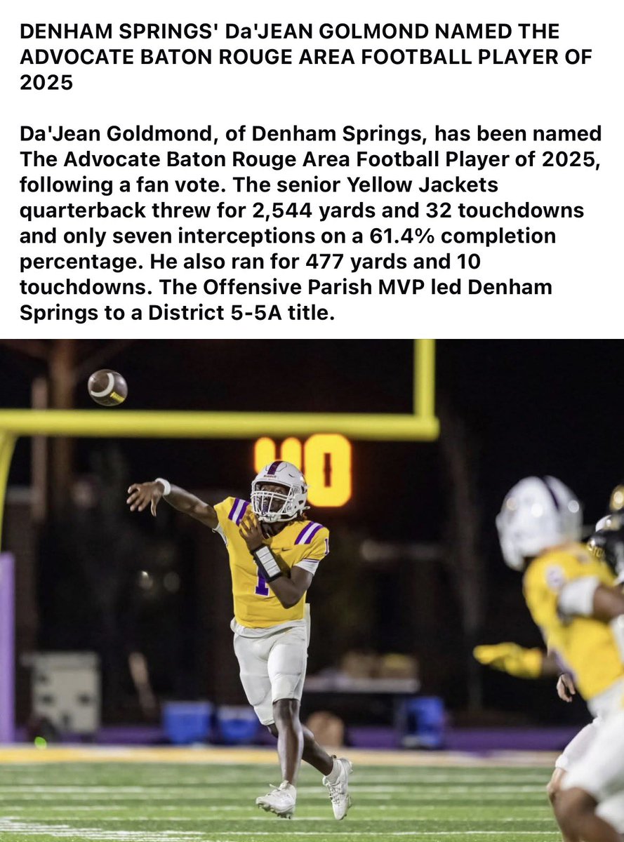 Da’Jean Golmond tweet media