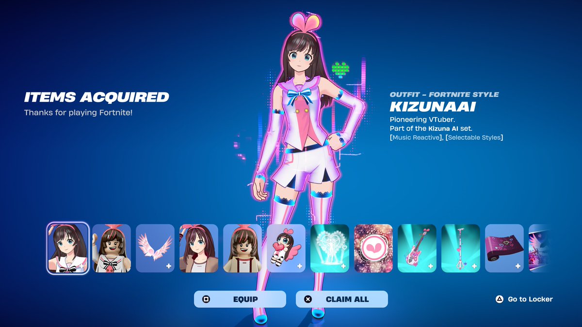 Fortnite KizunaAi Skin Giveaway 🎁

To Enter: 
❤️♻️ LIKE &amp; RETWEET
📲 FOLLOW <a href="/FortniteFNLK/">Fortnite Leaks 🕜</a> <a href="/braniyt/">brani</a> 
🛑 SUBSCRIBE youtube.com/brani
🎙️JOIN DISCORD discord.gg/HtPVfVD
✅ COMMENT “DONE”

USE CODE ‘FNLK’ #ad