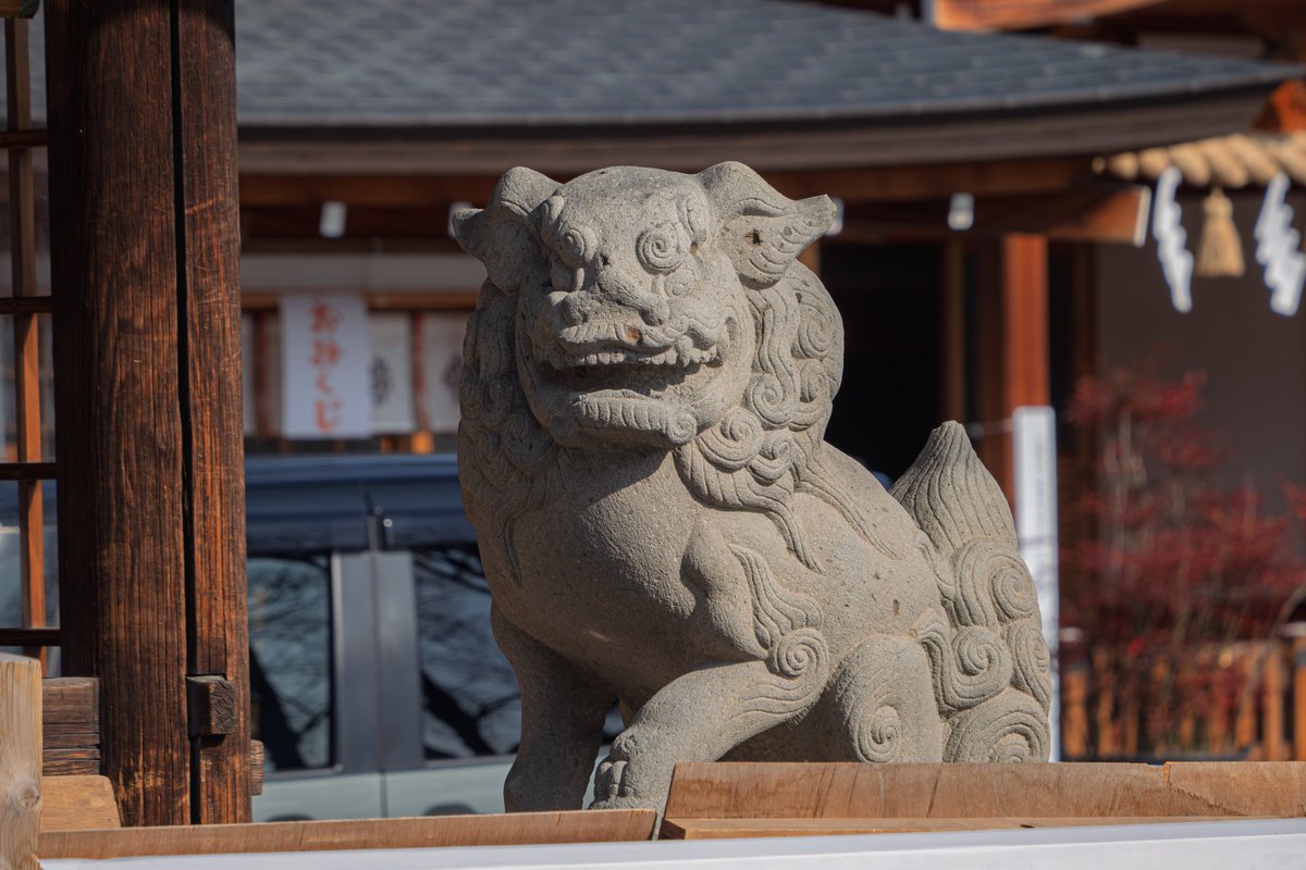 狛犬さん、良い顔してますねぇ。 #LUMIX #G99