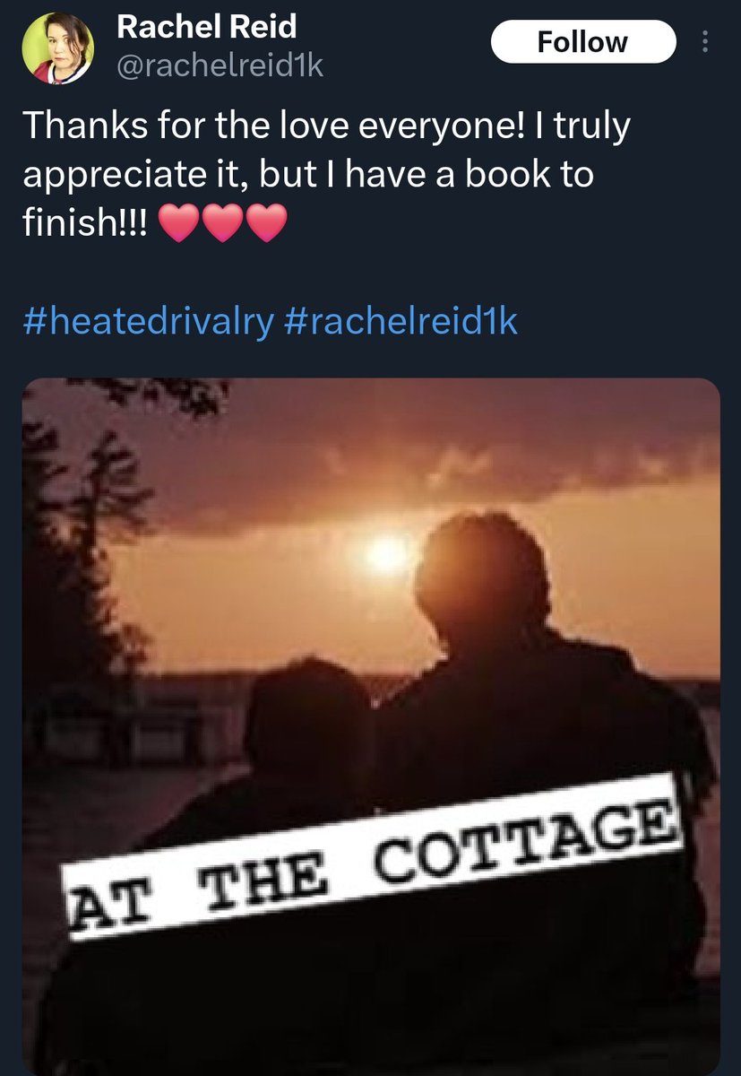 Reminder that this isn't Rachel Reid. It's even in Rachel's FAQ on Instagram that this is not her account. This person is a liar and a weirdo.