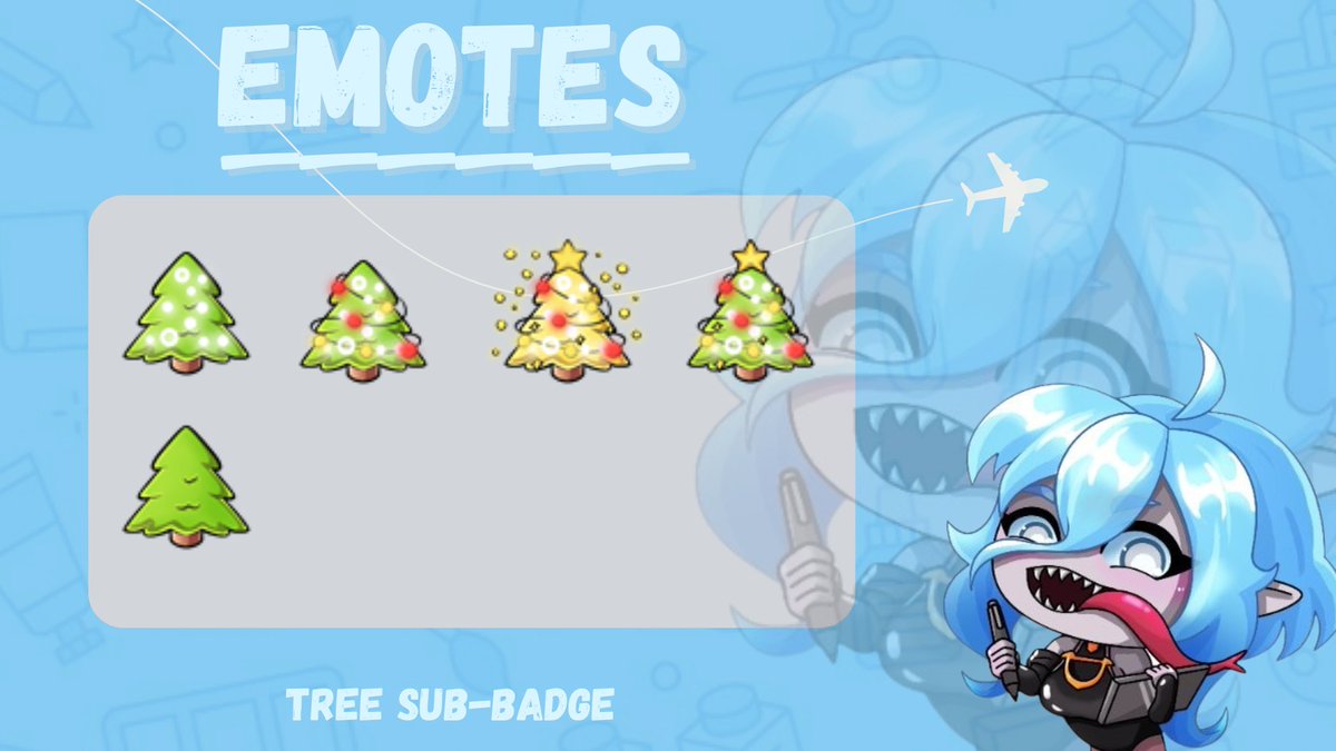Letting this little community grow 🌱🌳 Tree-themed sub badges are live! Etsy Link: 👇
etsy.com/listing/182856…

#TwitchStreamers #VTuberAssets #artistsontwitter #streamer #melemotes