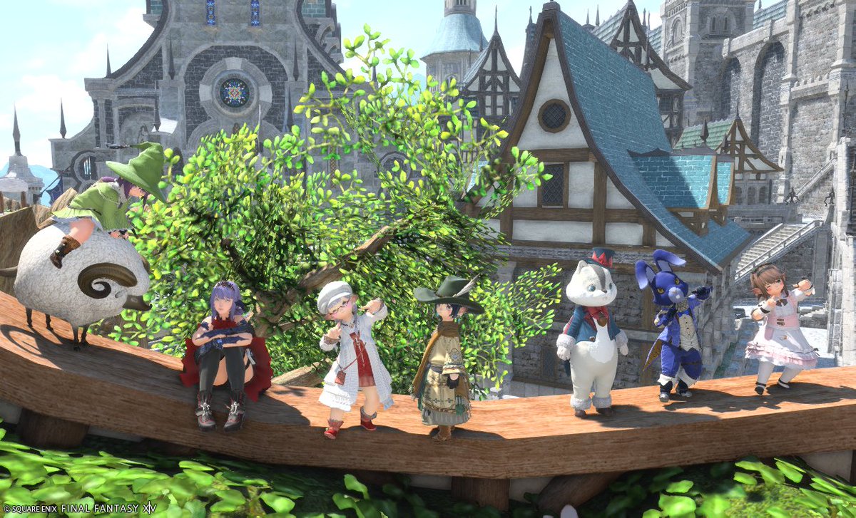 #喫茶もも 
今日も楽しかった！みんなありがとうヾ(o´∀｀o)ﾉ
演奏してくれたのは、風神さん、マシンさん、フレアさん、〆ーべすさん( *´艸｀)
屋根上の民も早くからありがとうね( ¨̮⋆)
明日はチョコボ🐥！
お待ちしておりますですじゃ(´ｰ`*)