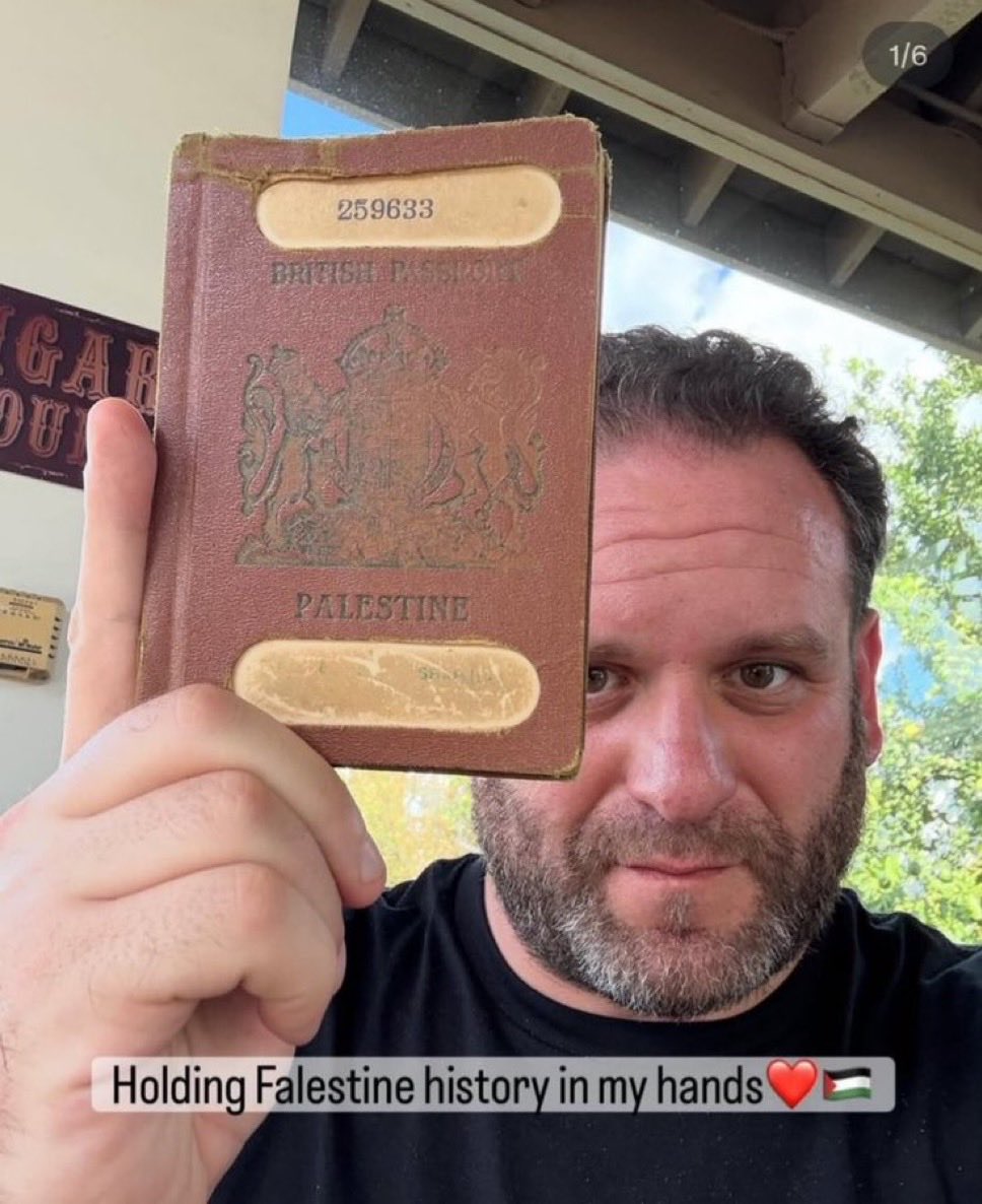 <a href="/abierkhatib/">Abier</a> It says British Passport, not government of Palestine. 🤦‍♀️🤡

Thanks for making our point that Failestinians never ruled or owned anything in the land of Israel. 🤣🤣