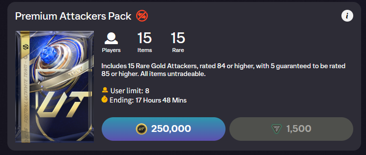 MmoexpService's tweet image. 🔥 Who wants TOTY Premium Attackers Pack for FREE?

✅ Follow me &amp;amp; Like &amp;amp; RT for a chance to win!

That's ALL! Winners soon! #FC26 #TOTY26 #TOTY