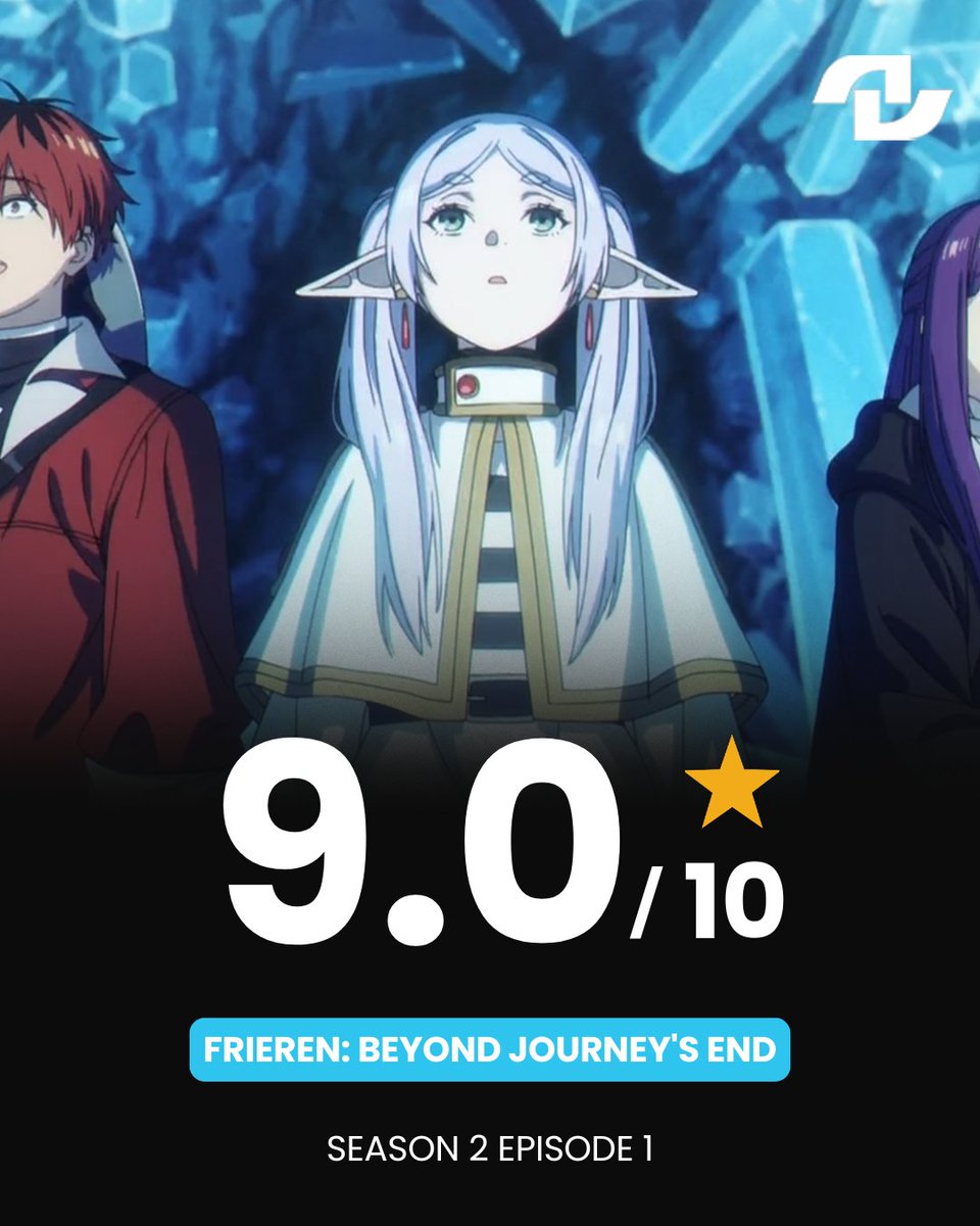 animeupdates's tweet image. The Highly-anticipated Anime premiere of 'FRIEREN: Beyond Journey's End' Season 2 Episode 1 debuts with an incredible 9.0/10 rating on IMDb!