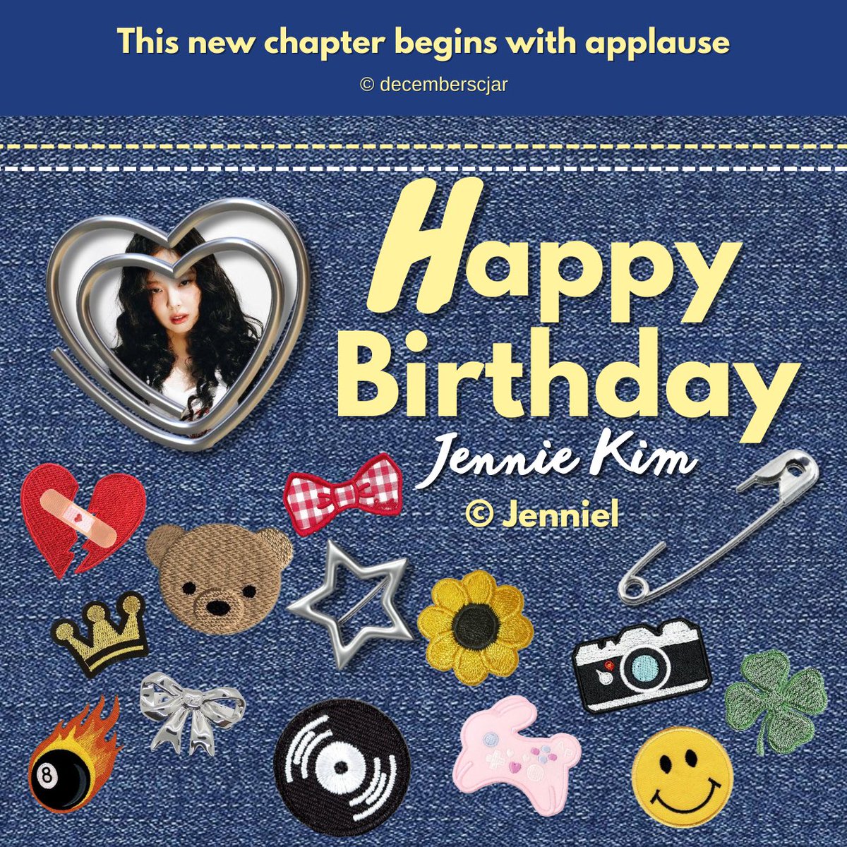 decemberscjar's tweet image. Another year of taking those gold steps, Happy Birthday @Jenniel! Growing older, getting louder and still finding with your own brave. Let’s make this year legendary. 🎈