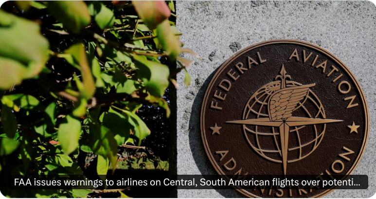 FAA issues warnings to airlines on Central, South American flights over potential military actions
vifreepress.com/2026/01/faa-is…