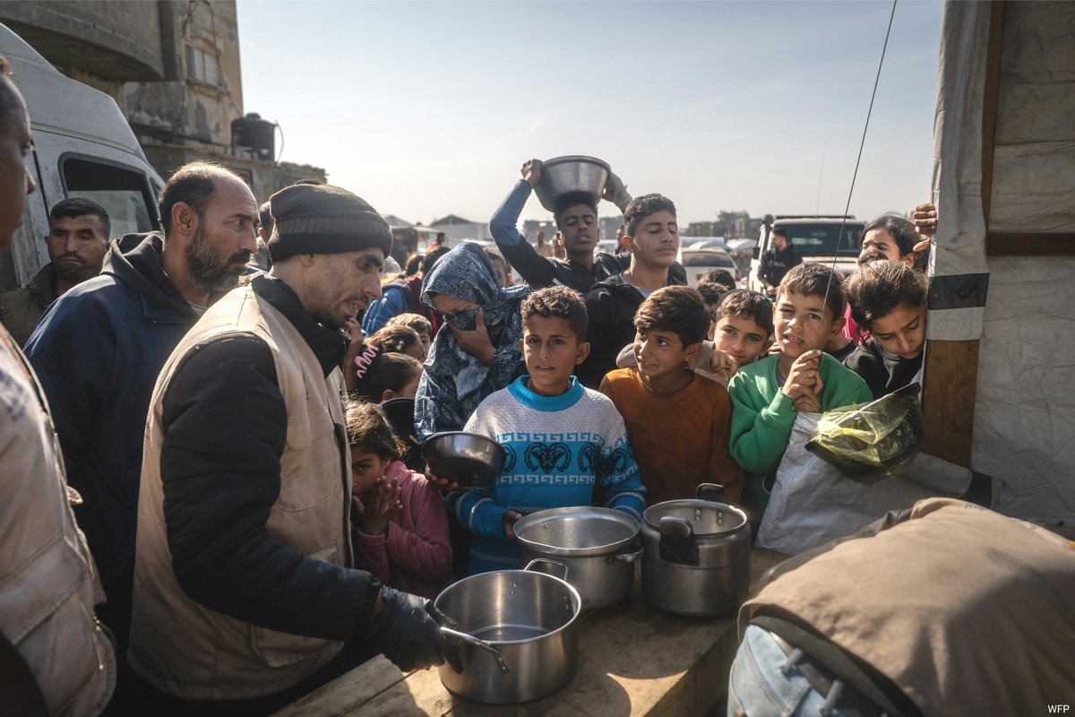 Tangu kusitishwa kwa mapigano Gaza, <a href="/WFP/">World Food Programme</a>  imeongeza msaada wake na sasa inatoa chakula 400,000 kila siku kupitia majiko ya jamii 45.

Ingawa hali ya upatikanaji wa chakula imeimarika, watu wengi bado wanategemea msaada ili kuendelea kuishi.