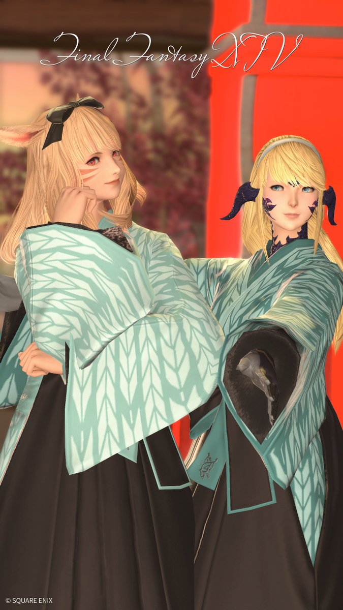 Sarinaeru5187's tweet photo. おはようございます☀
先日は新しく加入した CWLS #CatRa のマスターあいらさんとツーショ撮ってきました✨ 
今回は #cham_studio 様へお邪魔しました！
これから始まる活動も楽しみにしています♪
#FF14 #HinaLogo https://t.co/cYtf17xiLe