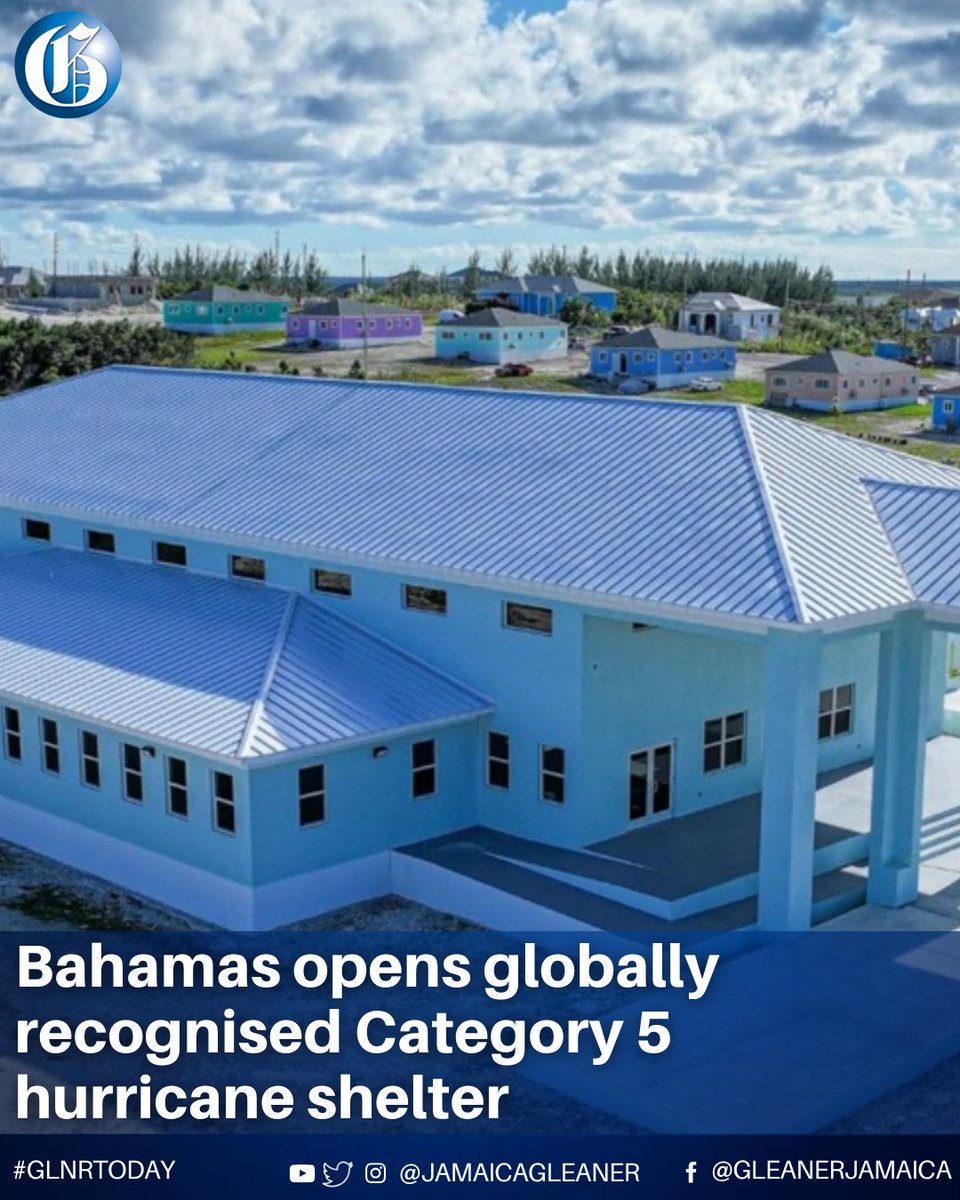 A climate resilient hurricane shelter, able to withstand category five level disasters and flagged as a global best practice, has been opened and activated on the island of Abaco in the Bahamas.

Read more: jamaica-gleaner.com/article/world-… #GLNRToday