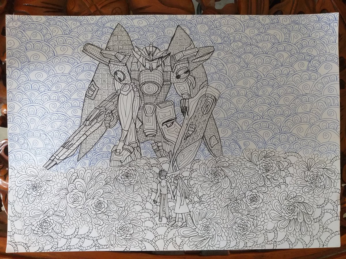 Fannysrh_'s tweet photo. Heero-Relena di kebun Mawar Putih ditemani Wing Zero... @CmsnArtist_Id #artidn #zonakaryaid
#zenart #zentangle #drawingpen #drawingart #gundamwing #aristontwitter #artoftheday #drawingoftheday #illustration #illustrationart #artwork #artworking https://t.co/kpvQzzLdX3