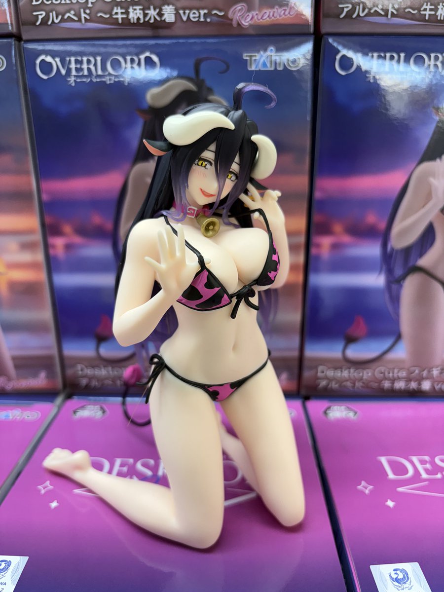 👾アミューズ👾 オーバーロードDesktop Cuteフィギュア アルベド〜牛柄