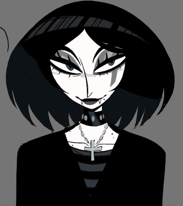 Jojomama38's tweet image. Goth vampire