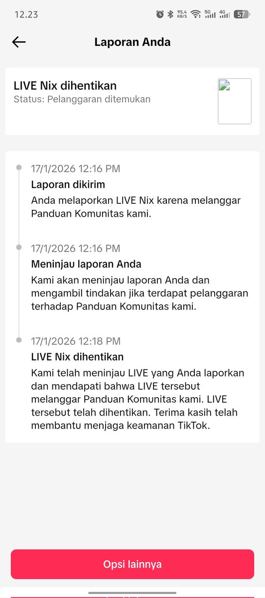 Nge-report bocil FF live Tiktok, wkwkwk langsung dihentikan dong 

Mampus luh Cil
