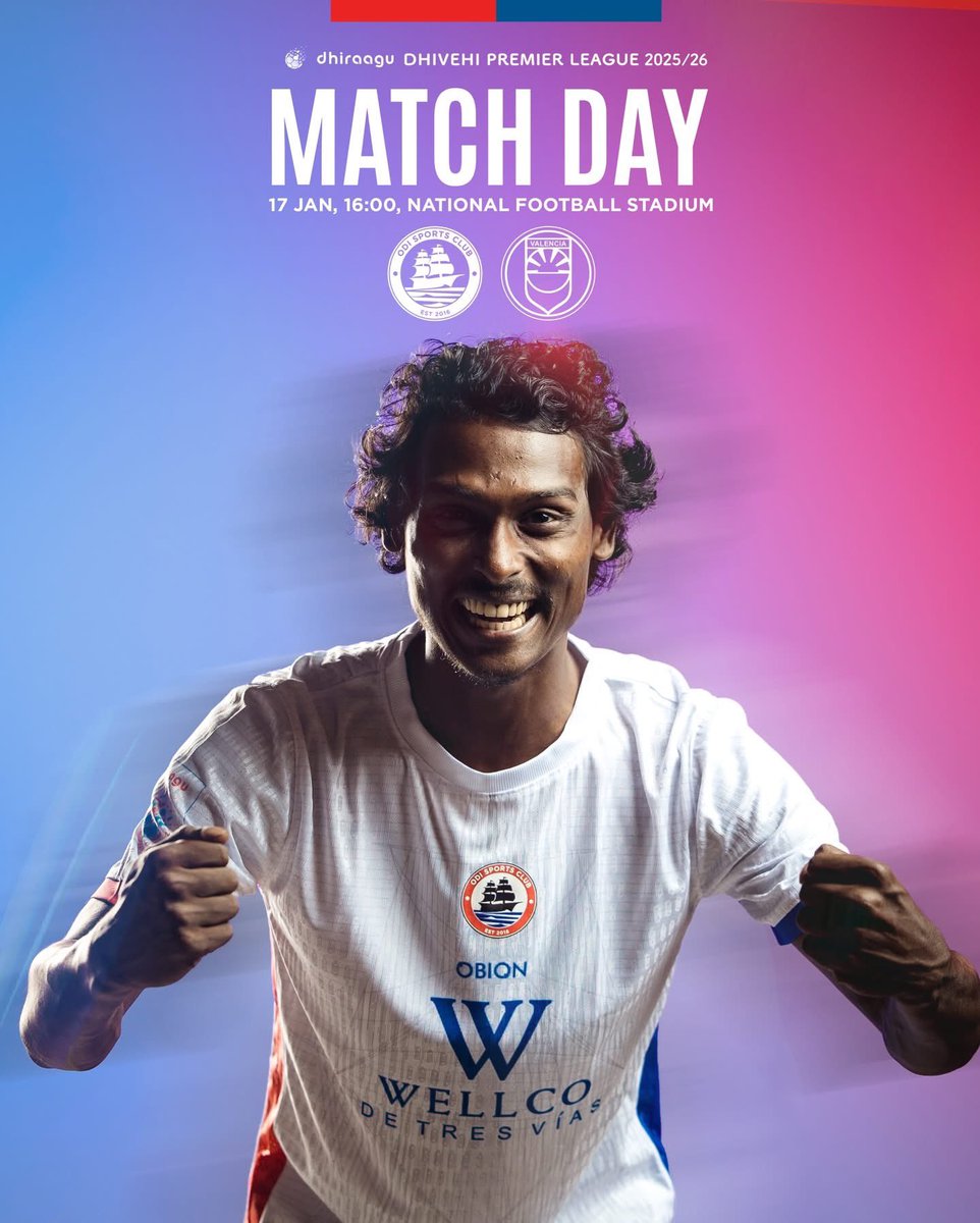 Matchday mode: ON 🔥
ODI Sports Club vs Valencia
🕓 Today | 16:00
📍 National Stadium
