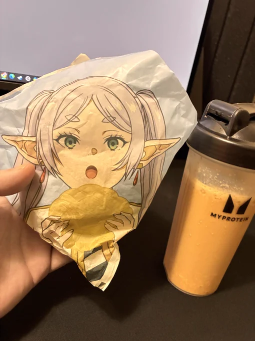 朝メシにフリーレンいたんだけどw #葬送のフリーレン #フリーレン