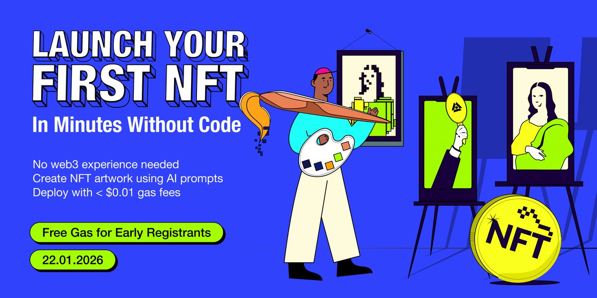 shardeum's tweet photo. Think launching an NFT for your community is complicated or expensive?

Not anymore! Join our live workshop &amp; learn how to launch an NFT collection in minutes without any code.

🎁 We’re covering gas fees for the first 100 signups

Register now: https://t.co/ChcXG7CmP3 https://t.co/OuSfMzZpvU