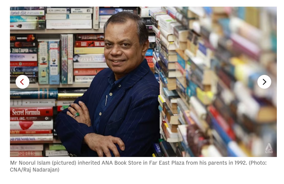 CNA: From secondhand books to curry puffs, can Singapore’s heritage businesses survive the next generation?
channelnewsasia.com/today/big-read…