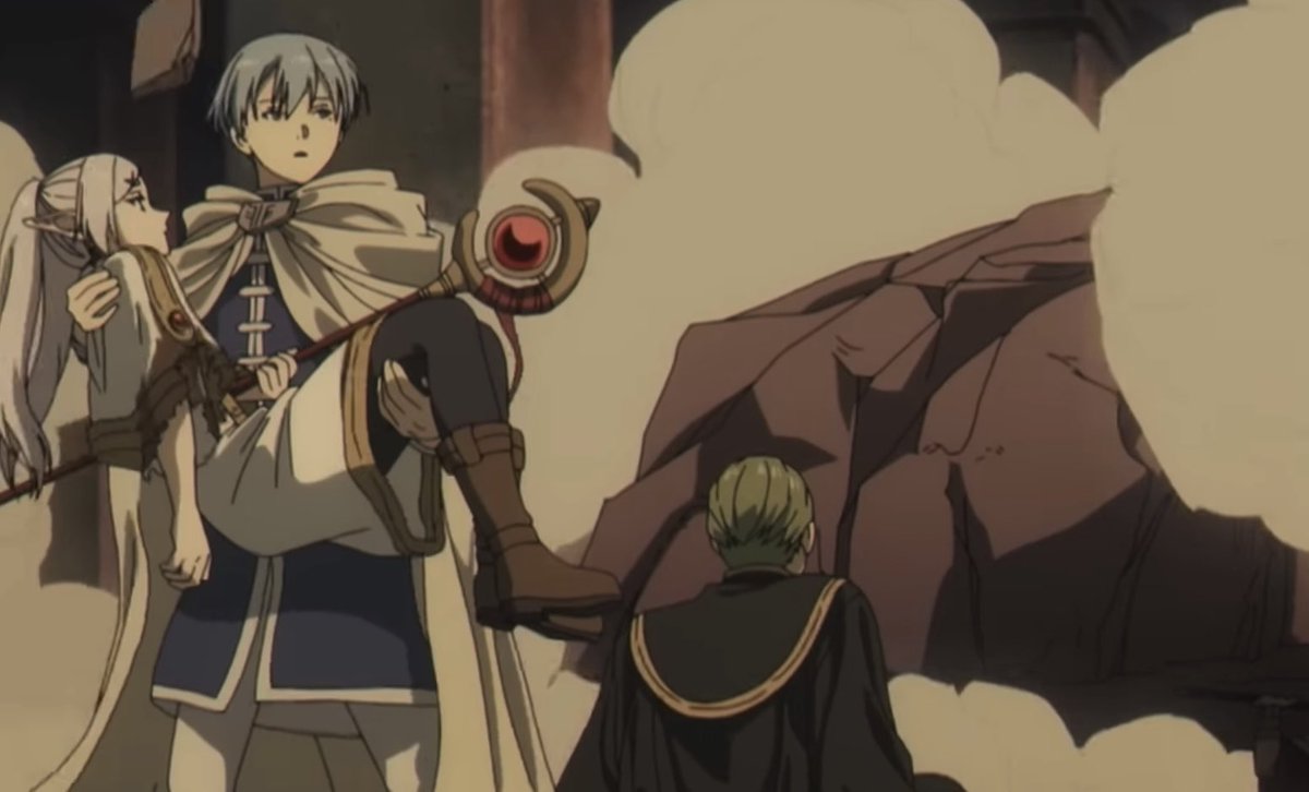 linnyxtzan's tweet image. ฉันไม่แปลกใจจริง ๆ ที่มีแต่คนล้อว่าฮิมเมลหลงรักฟรีเรนหัวปักหัวปำ ชื่นชมเวทมนตร์เขามาตั้งแต่เด็ก ความช่วยเหลือในตอนนั้น กลายเป็นรักล้นใจยันวาระสุดท้ายในชีวิต เจอภัยอันตรายก็อุ้มเธอหนีก่อนคนแรก ขอแต่งงานก็ทำให้ได้

ติดอย่างเดียวกว่าจะสมหวัง ตัวเองก็ไม่อยู่บนโลกแล้ว 🥹💔